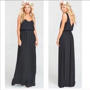 Show Me Your MuMu Kendall Maxi Dress Black M